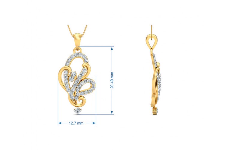 Gina Diamond Earrings & Pendant Set